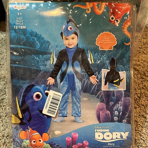 Finding Dory Deluxe Costume 12-18M - Picture 2 of 4